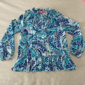 Lilly Pulitzer, long sleeve top, like brand new